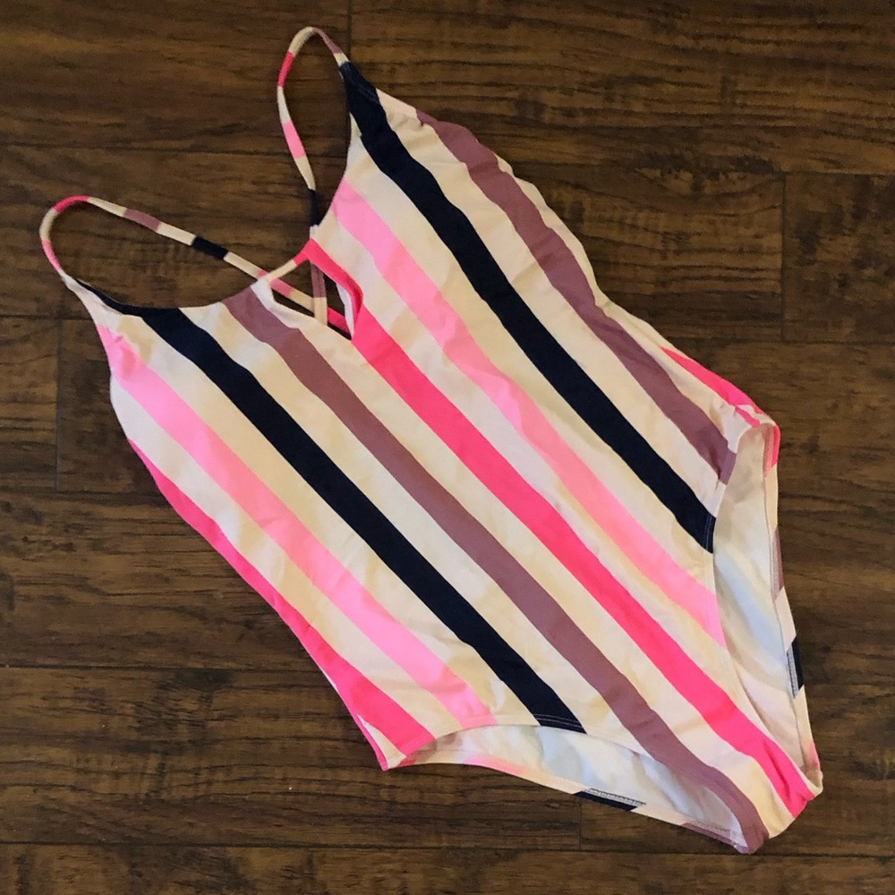NEW neon striped one piece!